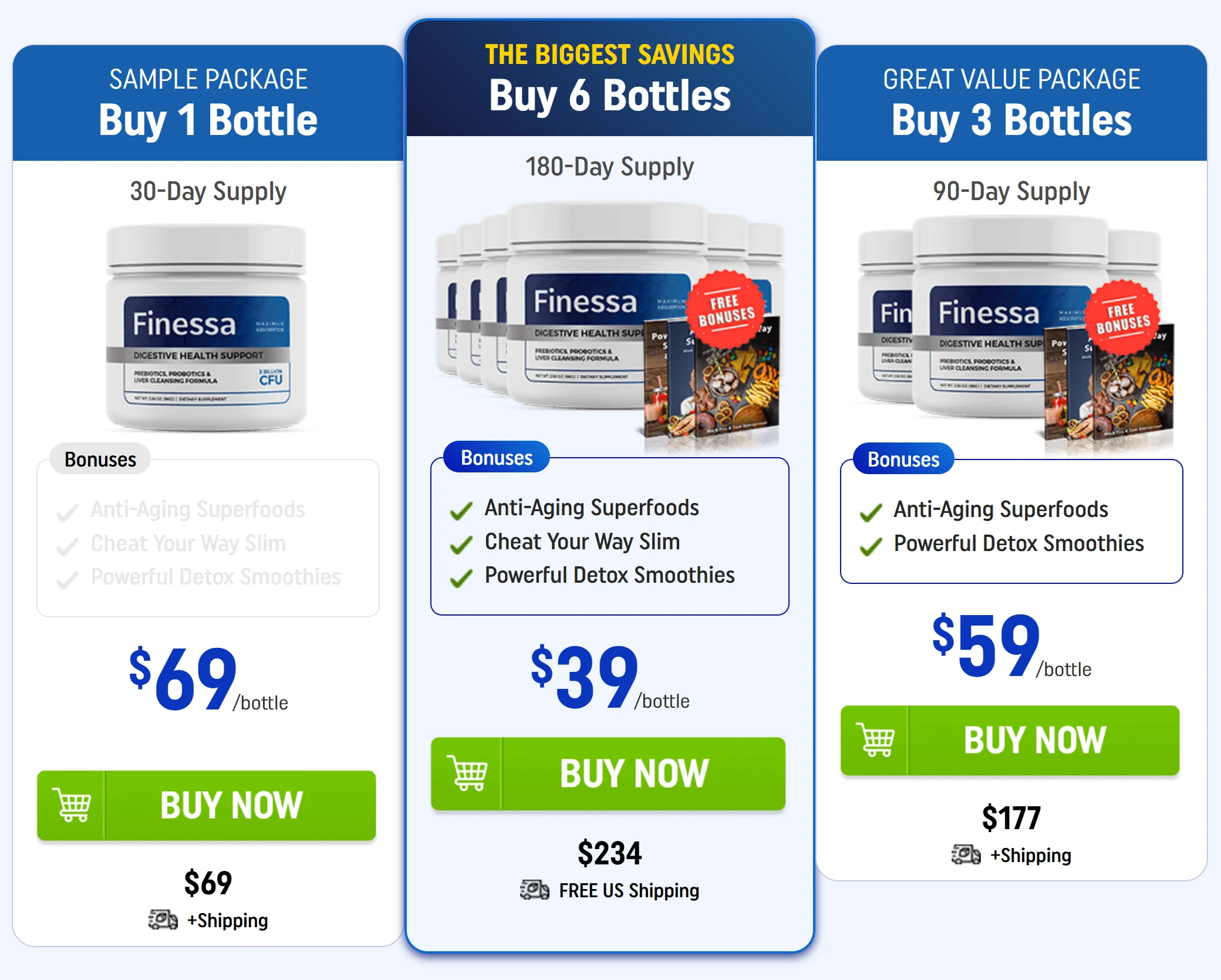 Finessa order page 1